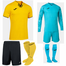 Load image into Gallery viewer, JOMA TOLETUM IV SS KIT BUNDLE YELLOW/BLACK
