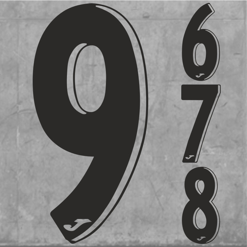 JUBILEE SHORT NUMBERS BLACK