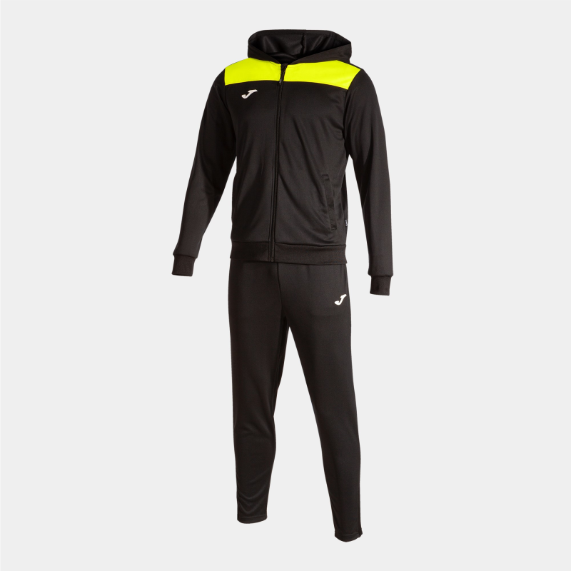 JOMA PHOENIX II TRACKSUIT BLACK YELLOW FLUOR