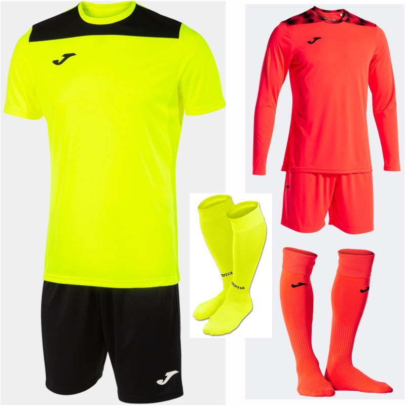 JOMA PHOENIX II SS KIT BUNDLE FLUOR YELLOW/BLACK