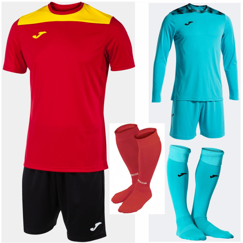 JOMA PHOENIX II SS KIT BUNDLE RED/YELLOW/BLACK
