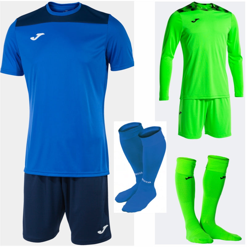 JOMA PHOENIX II SS KIT BUNDLE ROYAL/DARK NAVY