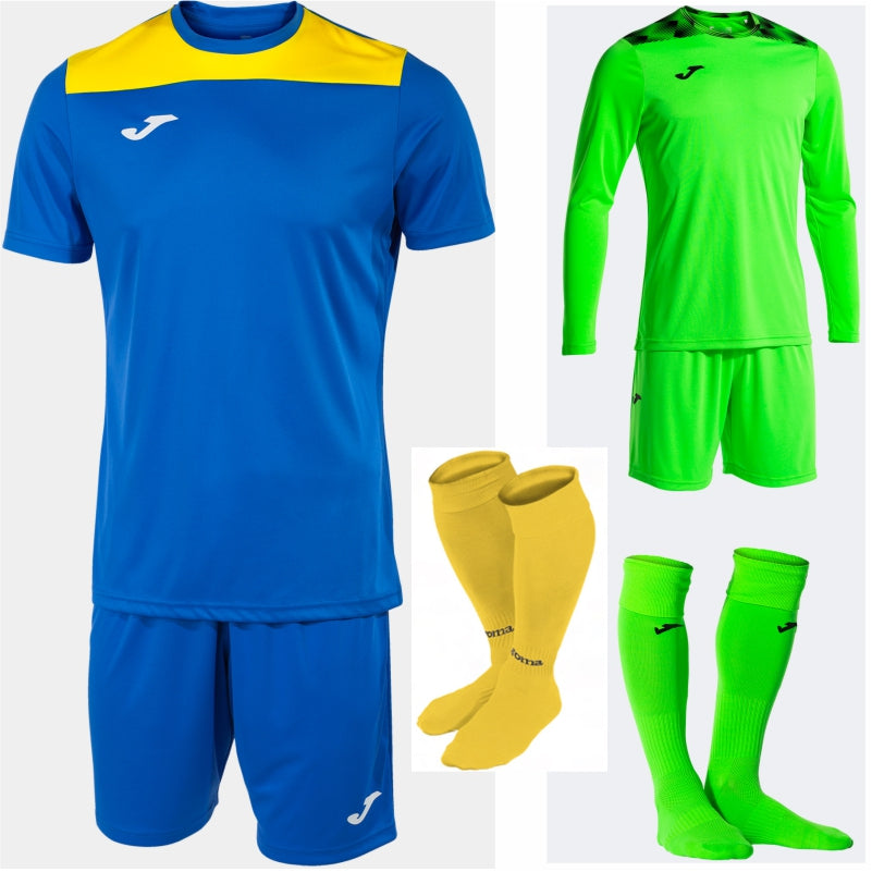 JOMA PHOENIX II SS KIT BUNDLE ROYAL/YELLOW