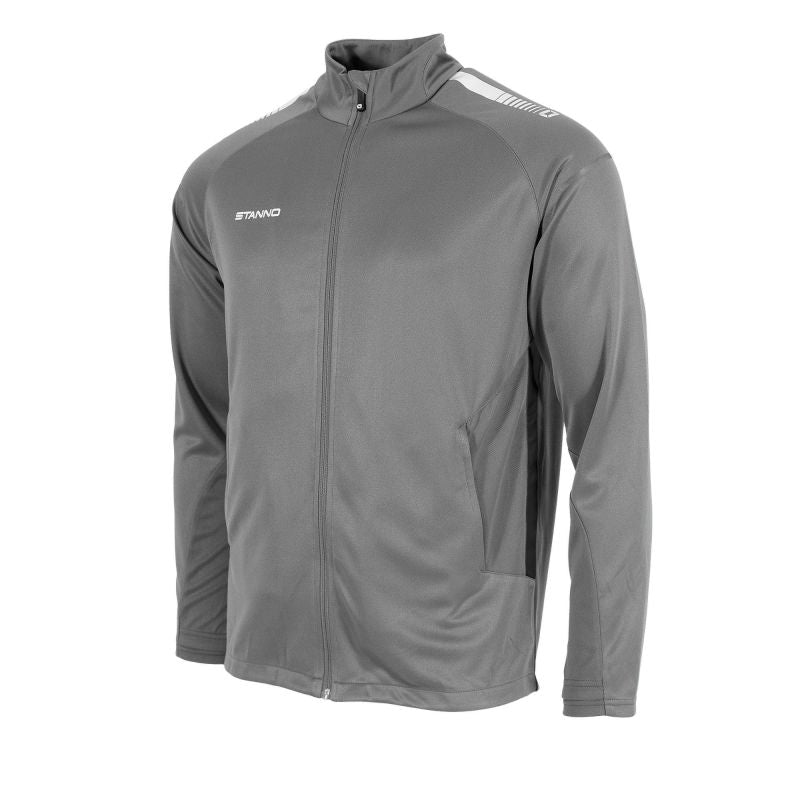 STANNO FIRST FULL ZIP TOP GREY BLACK