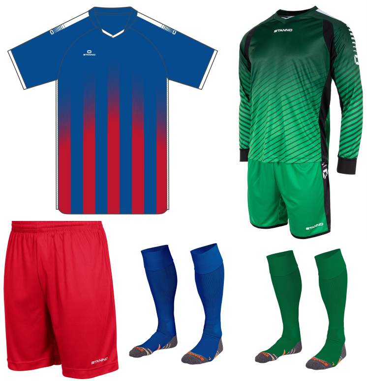 STANNO VIVID SS KIT BUNDLE BLUE RED