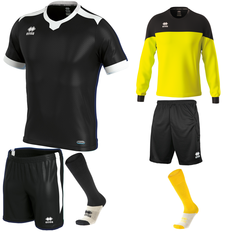 ERREA TI-MOTHY SS KIT BUNDLE WHITE BLACK WHITE