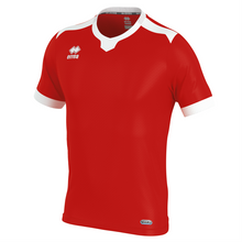 Load image into Gallery viewer, ERREA TI-MOTHY SS JERSEY RED/WHITE
