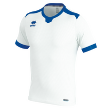 Load image into Gallery viewer, ERREA TI-MOTHY SS JERSEY WHITE/BLUE
