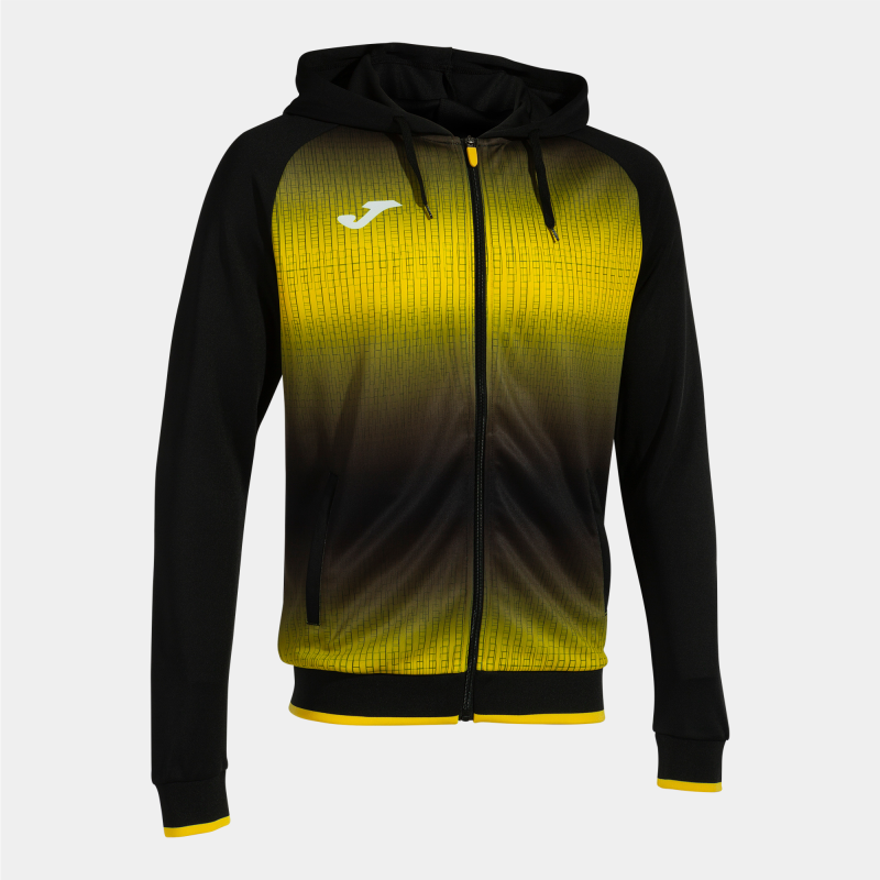 JOMA TIGER V HOODIE JACKET BLACK YELLOW