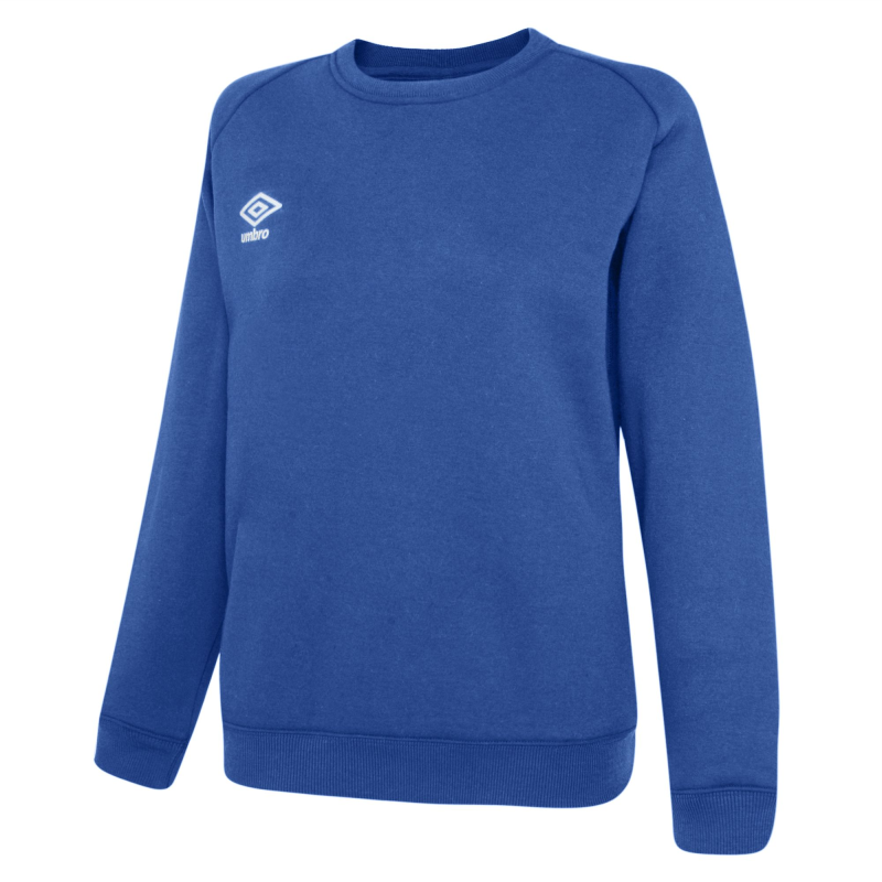 UMBRO CLUB LEISURE WOMENS SWEAT TW ROYAL WHITE