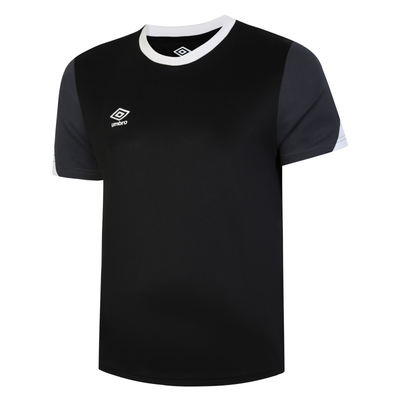 UMBRO TOTAL TRAINING JERSEY BLACK WHITE CARBON