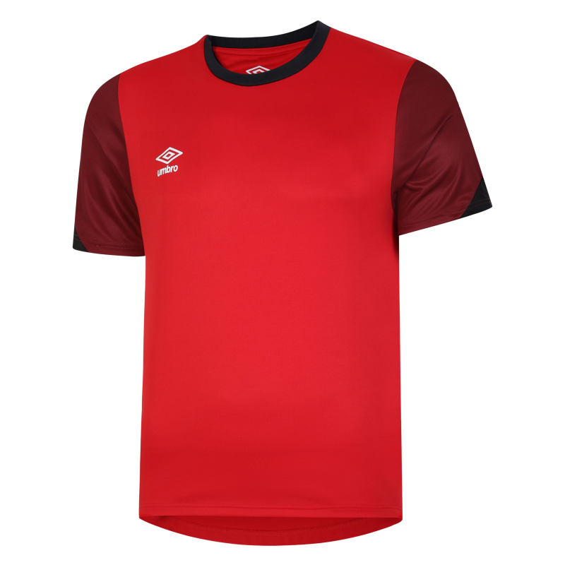 UMBRO TOTAL TRAINING JERSEY VERMILLION BIKING RED BLACK