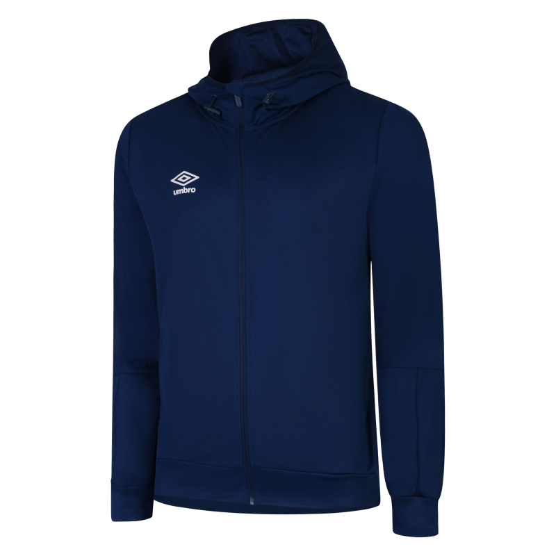 UMBRO TOTAL TRAINING KNITTED HOODY TW NAVY WHITE