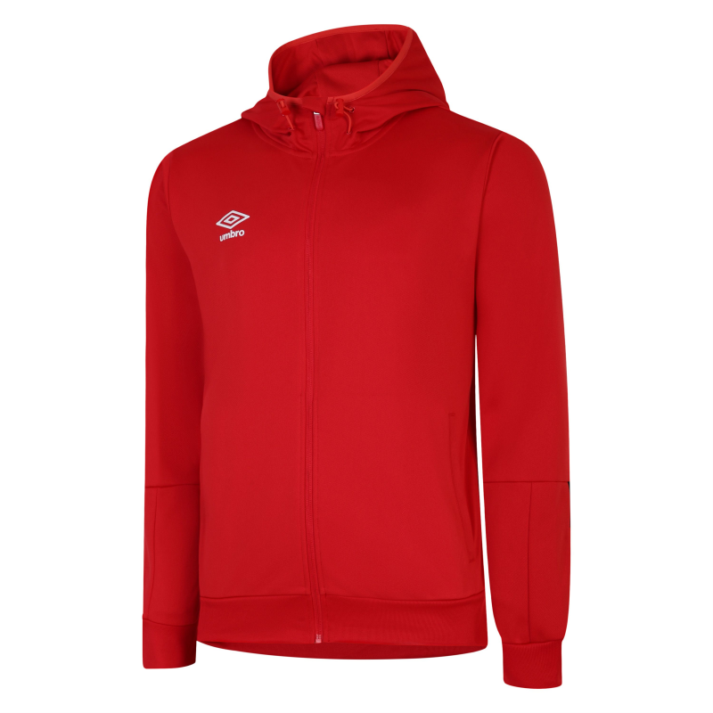 UMBRO TOTAL TRAINING KNITTED HOODY VERMILLION BLACK