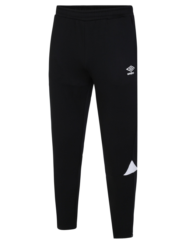 UMBRO TOTAL TRAINING TAPERED PANT BLACK WHITE Team Sport Direct