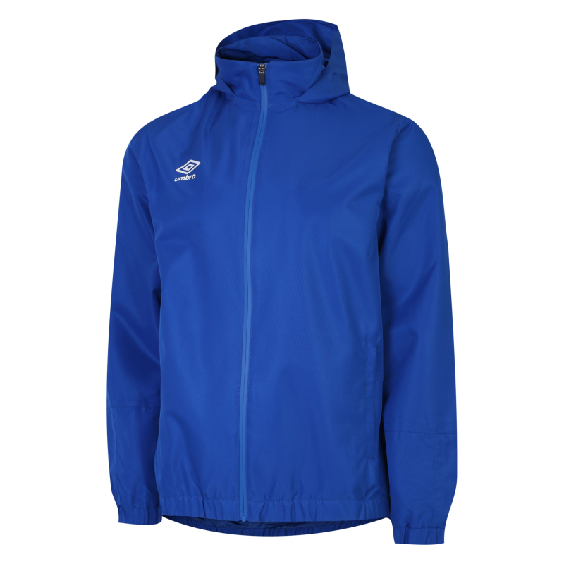 UMBRO TOTAL TRAINING WATERPROOF JACKET TW ROYAL WHITE