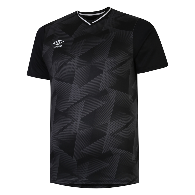 UMBRO TRIASSIC JERSEY BLACK CARBON SHORT SLEEVE