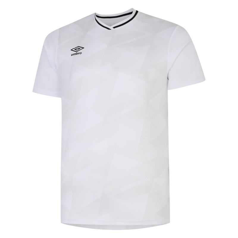 UMBRO TRIASSIC JERSEY WHITE NIMBUS CLOUD SHORT SLEEVE