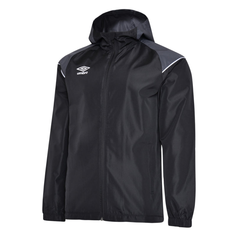 Umbro Training Hooded Shower Jacket Black/Carbon