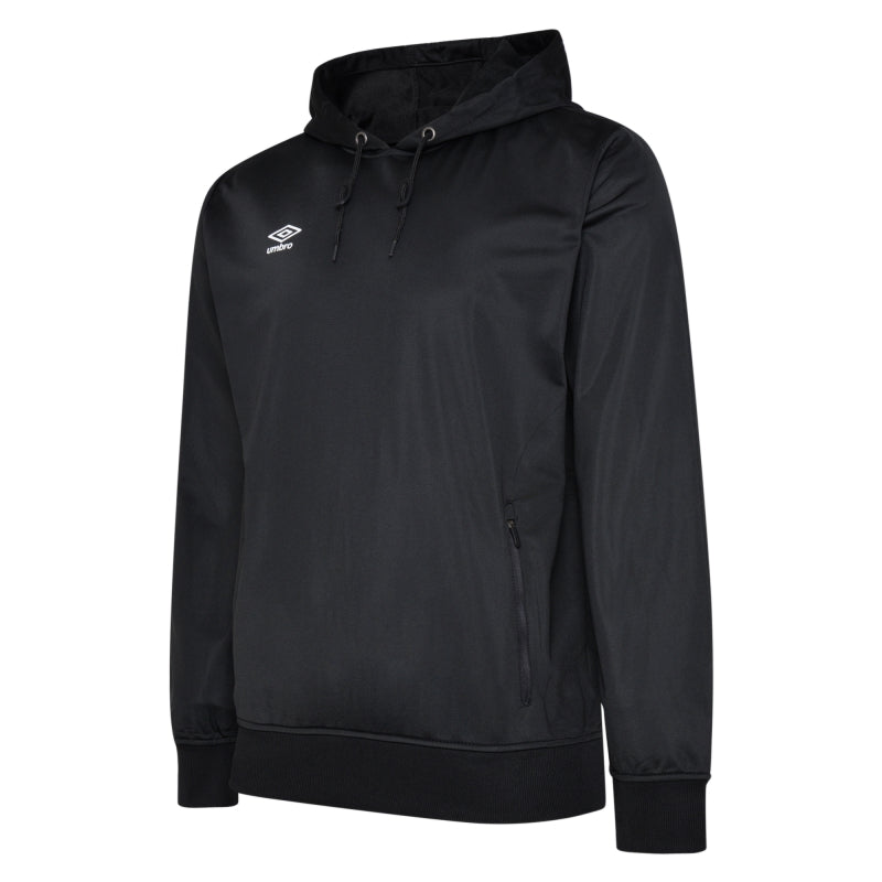 UMBRO CLUB ESSENTIAL POLY HOODY BLACK