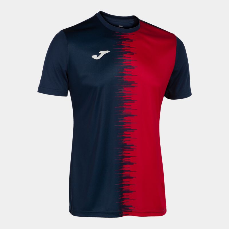 JOMA CITY II SS JERSEY DARK NAVY/RED