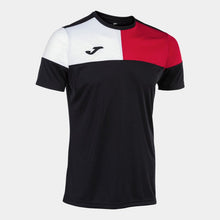 Load image into Gallery viewer, JOMA CREW V SS JERSEY BLACK/RED/WHITE
