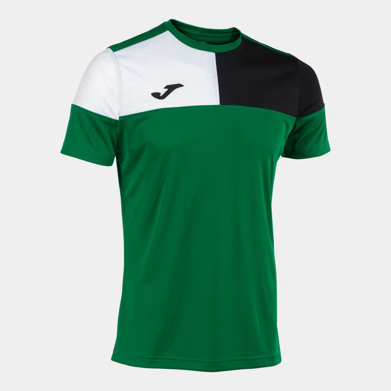 JOMA CREW V SS JERSEY GREEN MEDIUM/BLACK/WHITE