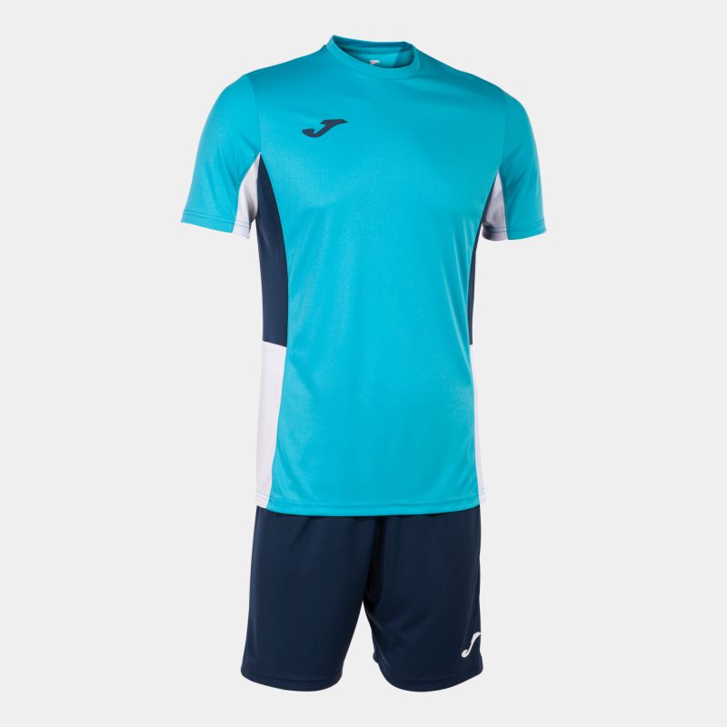 JOMA DANUBIO II SET TURQUOISE FLUOR/WHITE/DARK NAVY