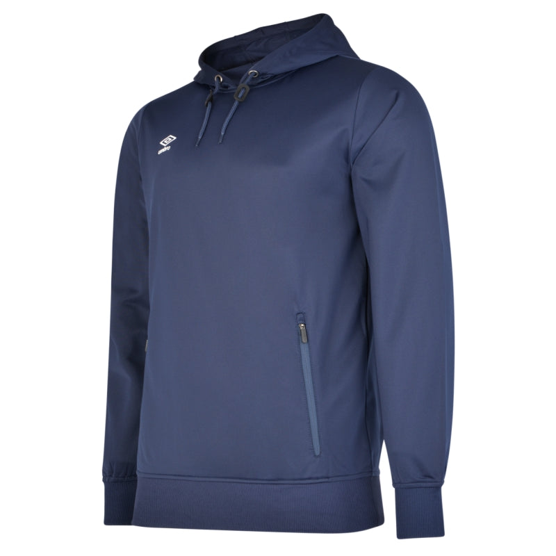 UMBRO CLUB ESSENTIAL POLY HOODY DARK NAVY
