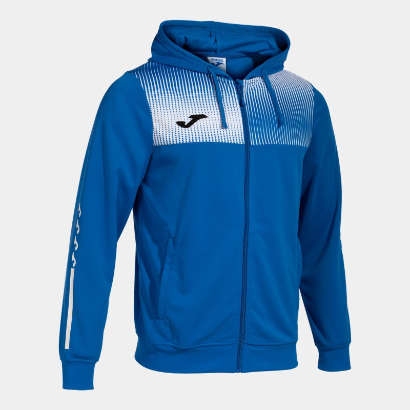 JOMA ECO SUPERNOVA HOODED JACKET ROYAL/WHITE