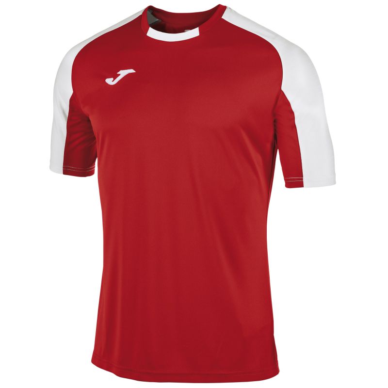 joma Essential SS Football Shirt Red/White