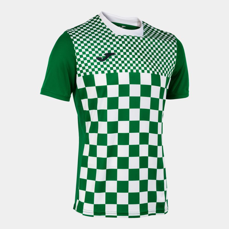JOMA FLAG III SS JERSEY GREEN MEDIUM/WHITE