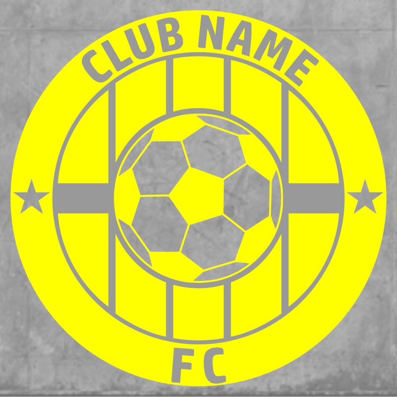Stock Badge 8 Fluo Yellow