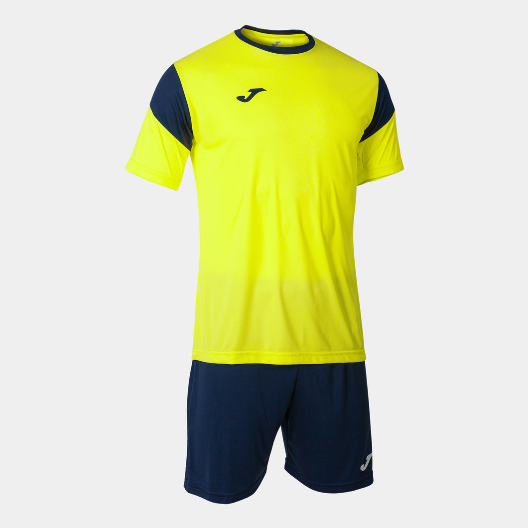 JOMA PHOENIX TWO PIECE SET YELLOW FLUOR/DARK NAVY