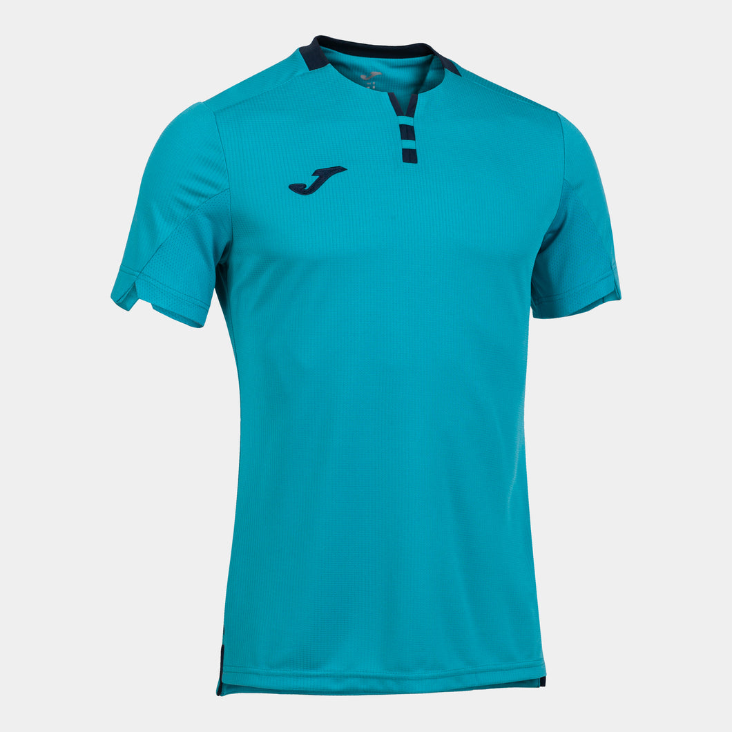 JOMA GOLD IV SS JERSEY TURQUOISE FLUOR DARK NAVY