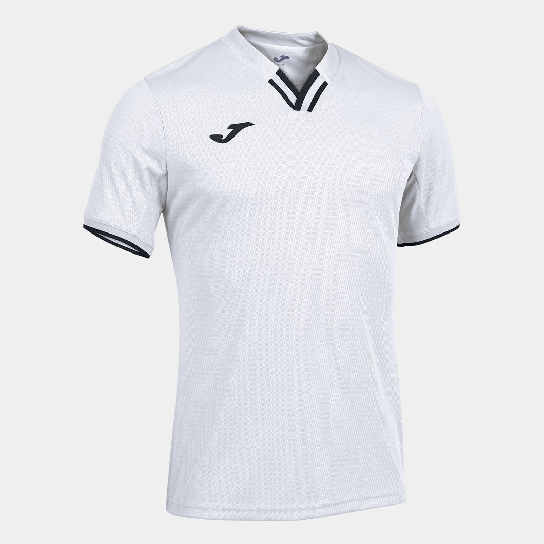 JOMA TOLETUM IV SS JERSEY WHITE/BLACK