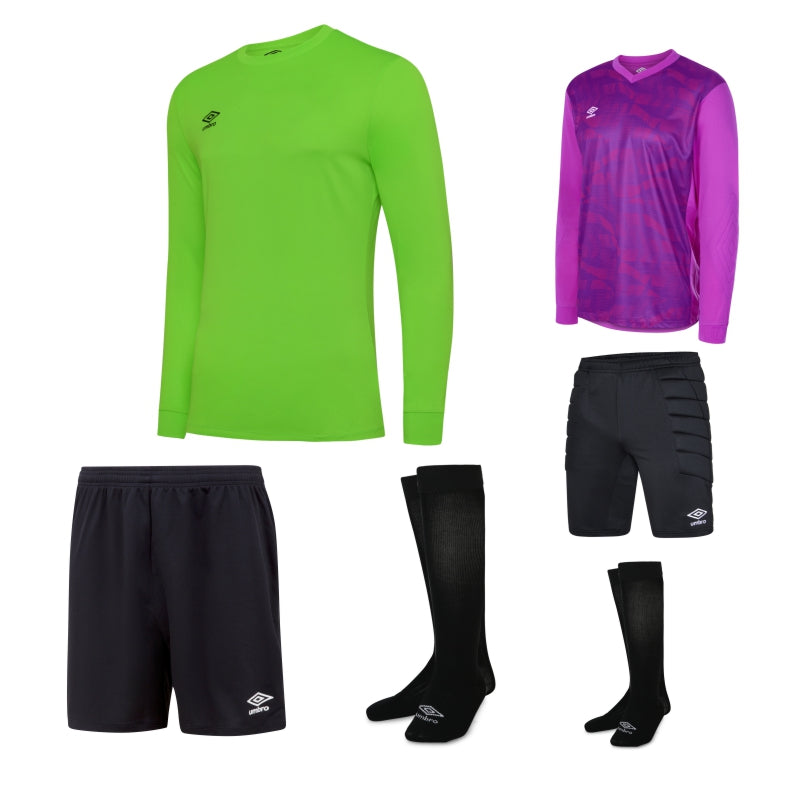 Umbro Club LS Kit Bundle Green Gecko