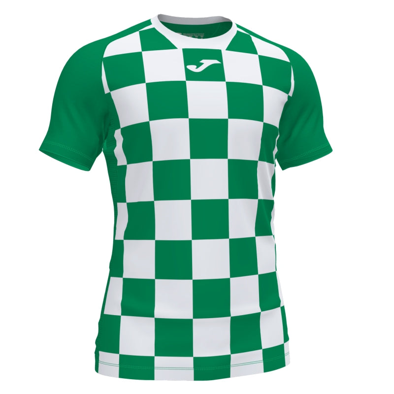JOMA FLAG II SS JERSEY GREEN/WHITE