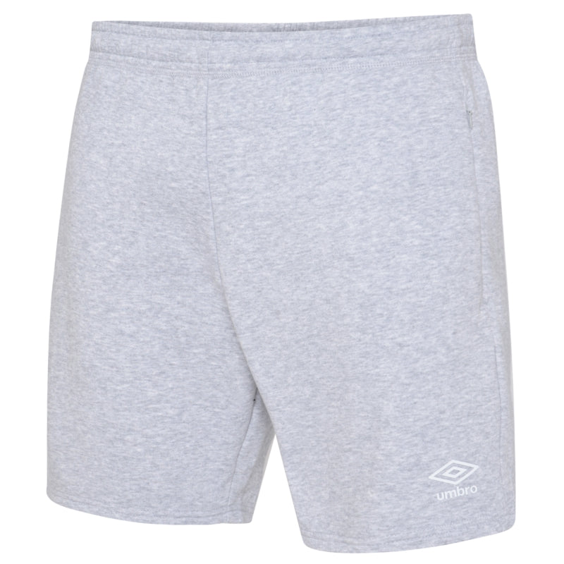 UMBRO CLUB LEISURE JOG SHORTS GREY MARL