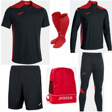 Load image into Gallery viewer, JOMA CHAMPIONSHIP VI TRAINING BUNDLE BLACK/RED
