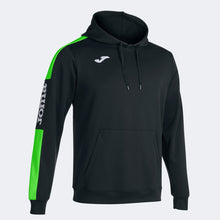 Load image into Gallery viewer, JOMA CHAMPIONSHIP IV HOODIE BLACK/FLUOR GREEN
