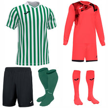 Load image into Gallery viewer, JOMA COPA II SS KIT BUNDLE WHITE/GREEN MEDIUM

