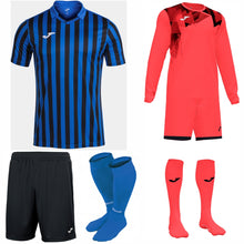 Load image into Gallery viewer, JOMA COPA II SS KIT BUNDLE ROYAL/BLACK
