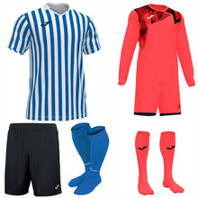 Load image into Gallery viewer, JOMA COPA II SS KIT BUNDLE WHITE/ROYAL
