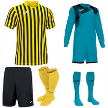 Load image into Gallery viewer, JOMA COPA II SS KIT BUNDLE YELLOW/BLACK
