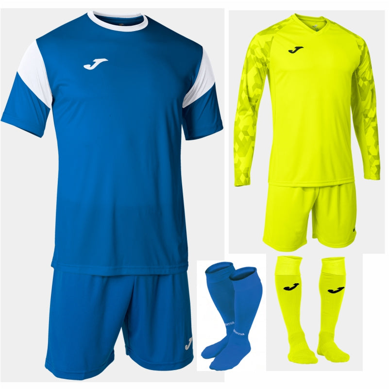 JOMA PHOENIX SS KIT BUNDLE ROYAL/WHITE