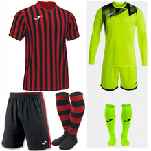 Load image into Gallery viewer, JOMA COPA II SS PREMIUM KIT BUNDLE RED/BLACK
