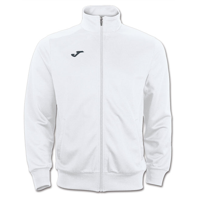 JOMA GALA TRICOT TRACKSUIT TOP WHITE/BLACK