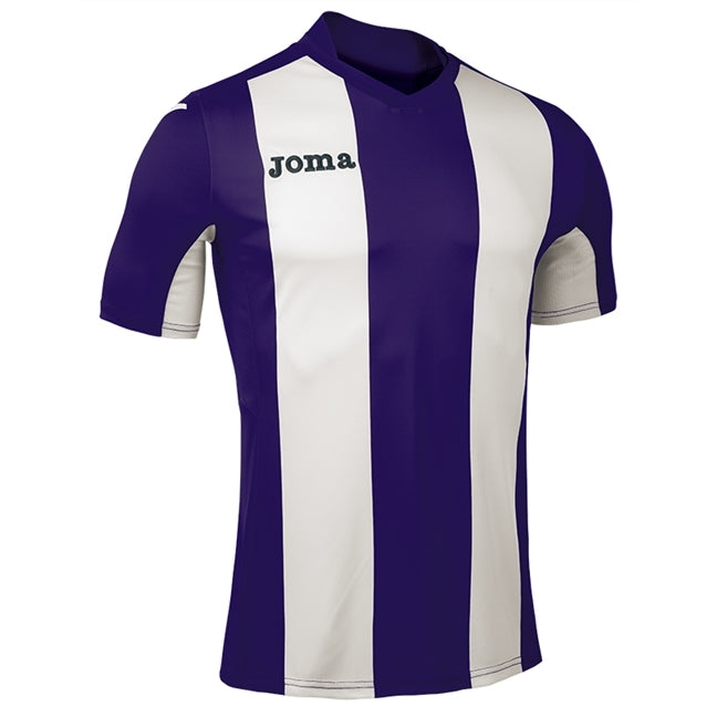 Joma Pisa Football Shirt SS Violet/White