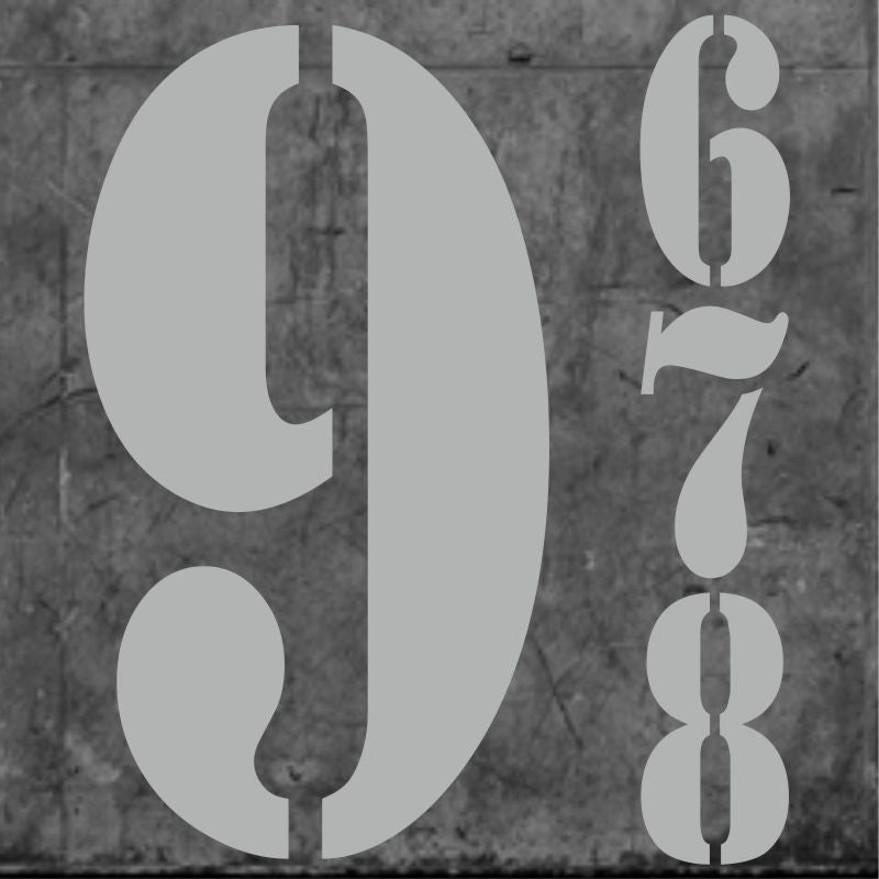 Madrid Numbers Short Silver